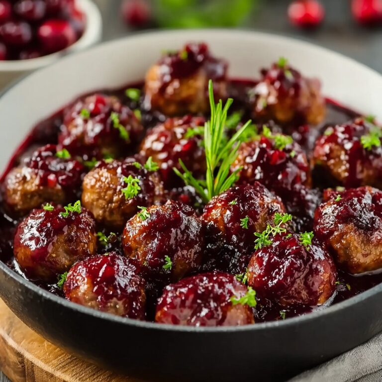 Christmas Cranberry Meatballs