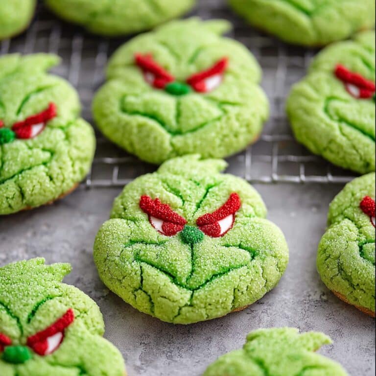 Christmas Grinch Cookies