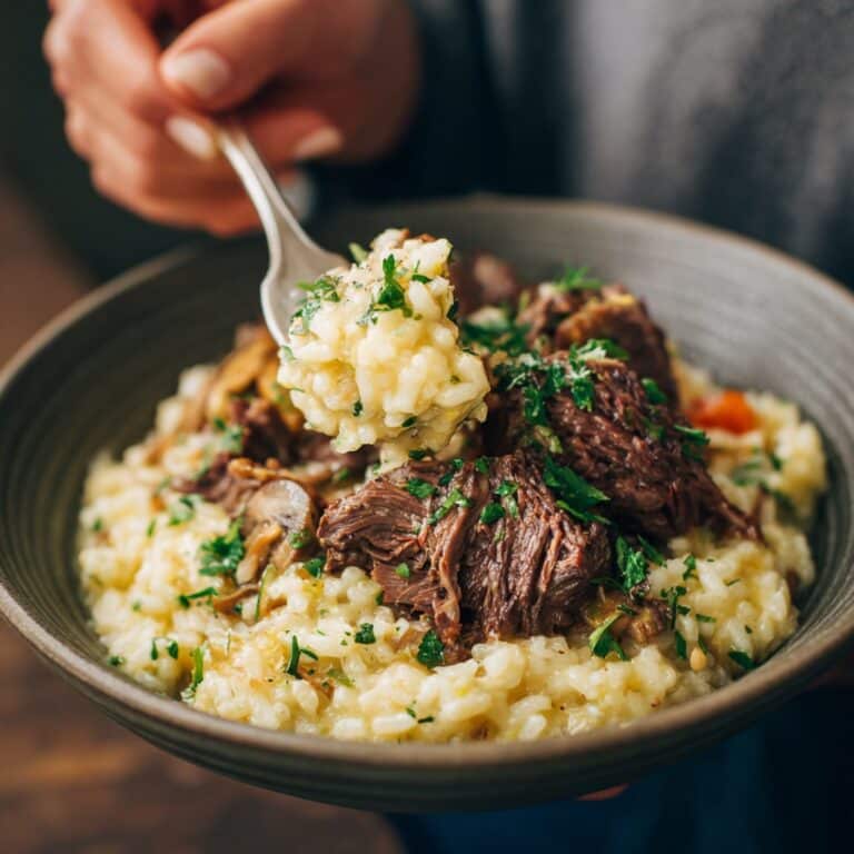 Cozy Italian‑Inspired Pot Roast and Risotto Dinner