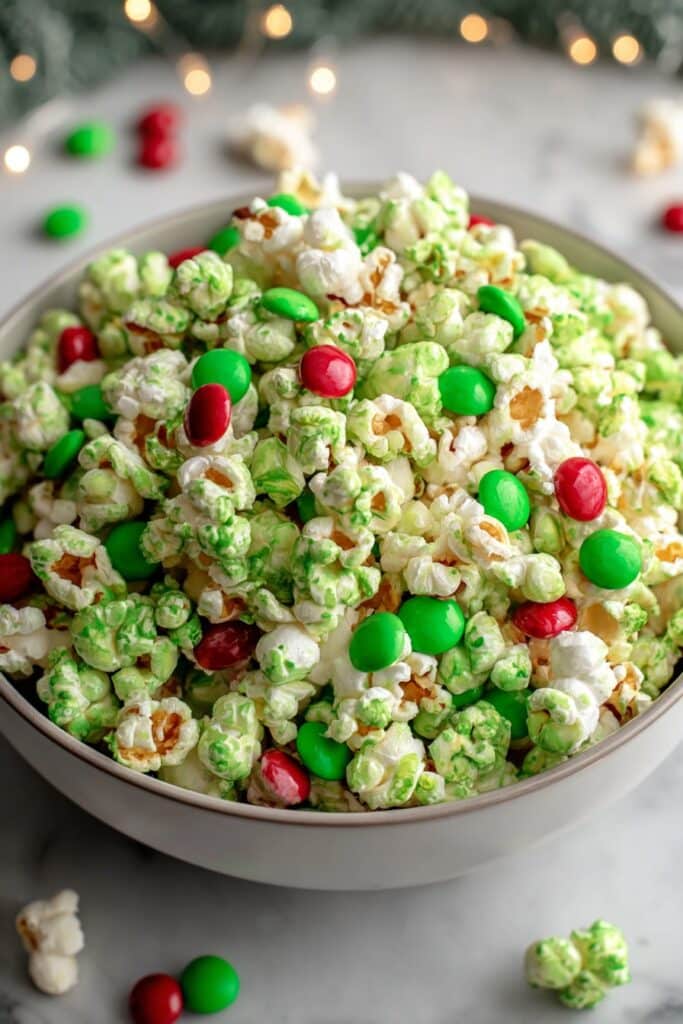 Grinch Popcorn Mix