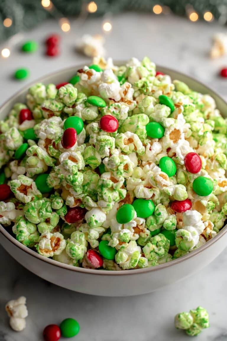 Grinch Popcorn Mix