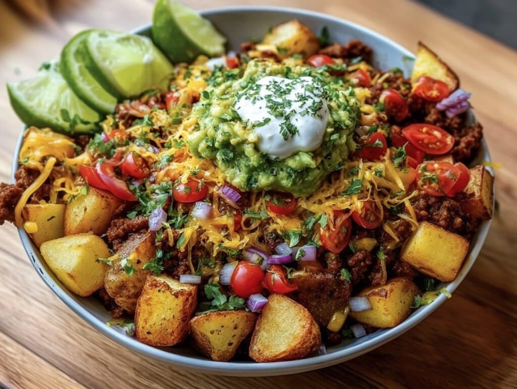 Loaded Potato Taco Bowl