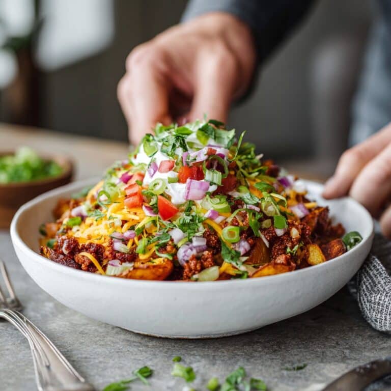 Loaded Potato Taco Bowl