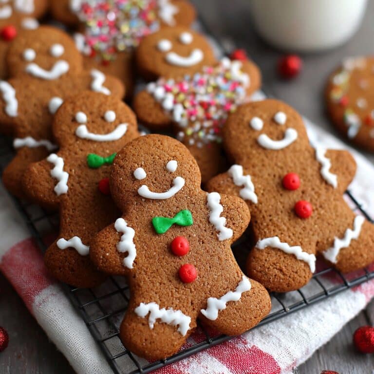 Soft and Chewy Gingerbread Men Cookies
