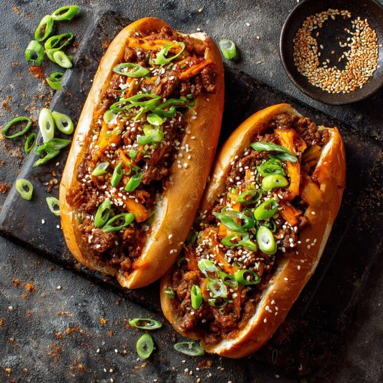 Spicy Kimchi Bulgogi Cheesesteak