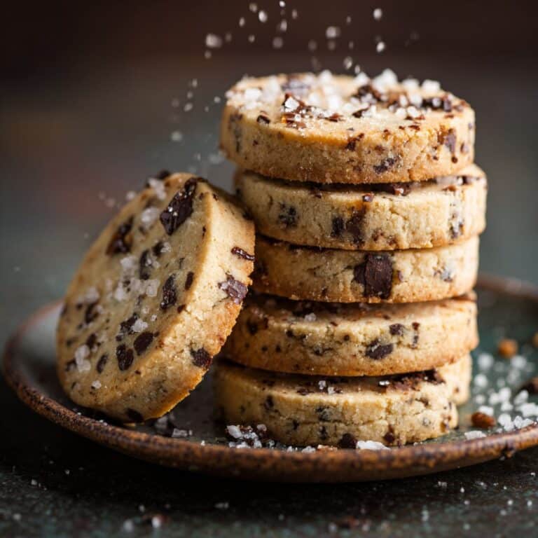 Sweet Chocolate Chip and Toffee Shortbread Cookies