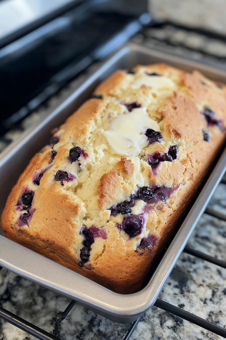 Blueberry Cream Cheese Bread
