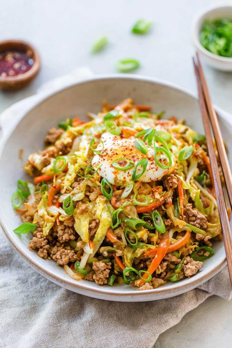 Chicken Egg Roll Bowls