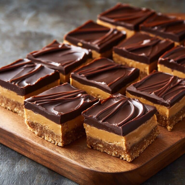Chocolate Peanut Butter No Bake Bars