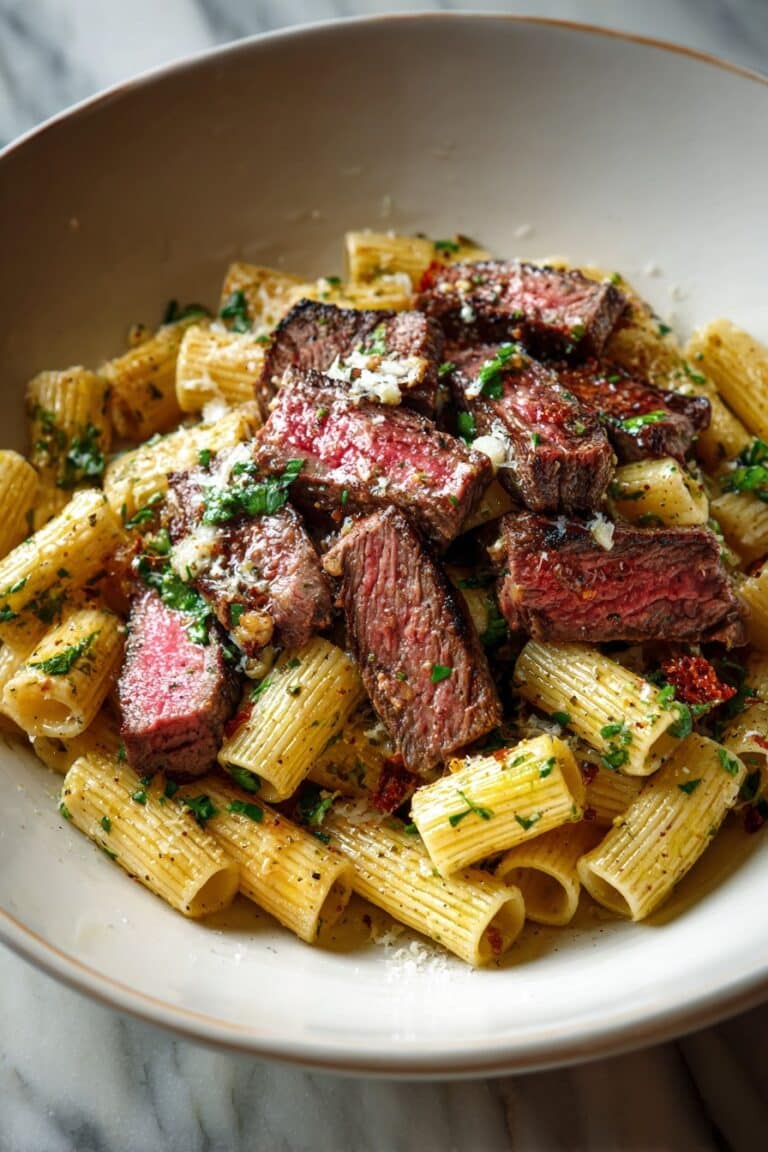 Cowboy Butter Steak Pasta