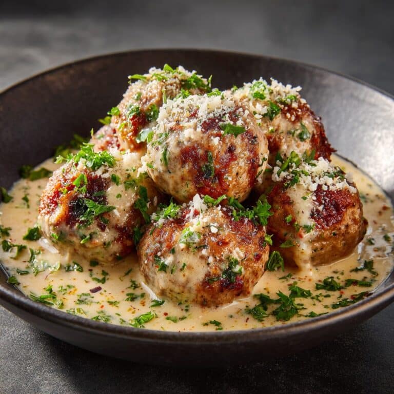 Creamy Tuscan Meatballs