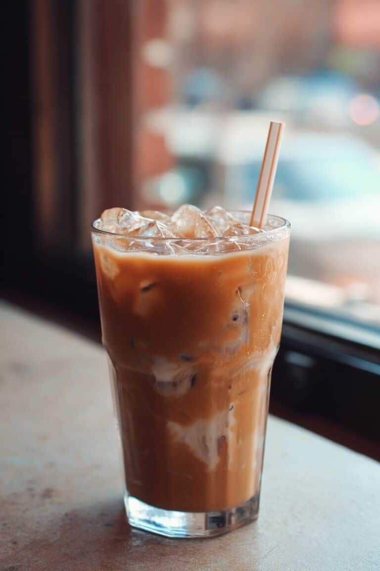 Low Calories Twix inspired Iced coffee order