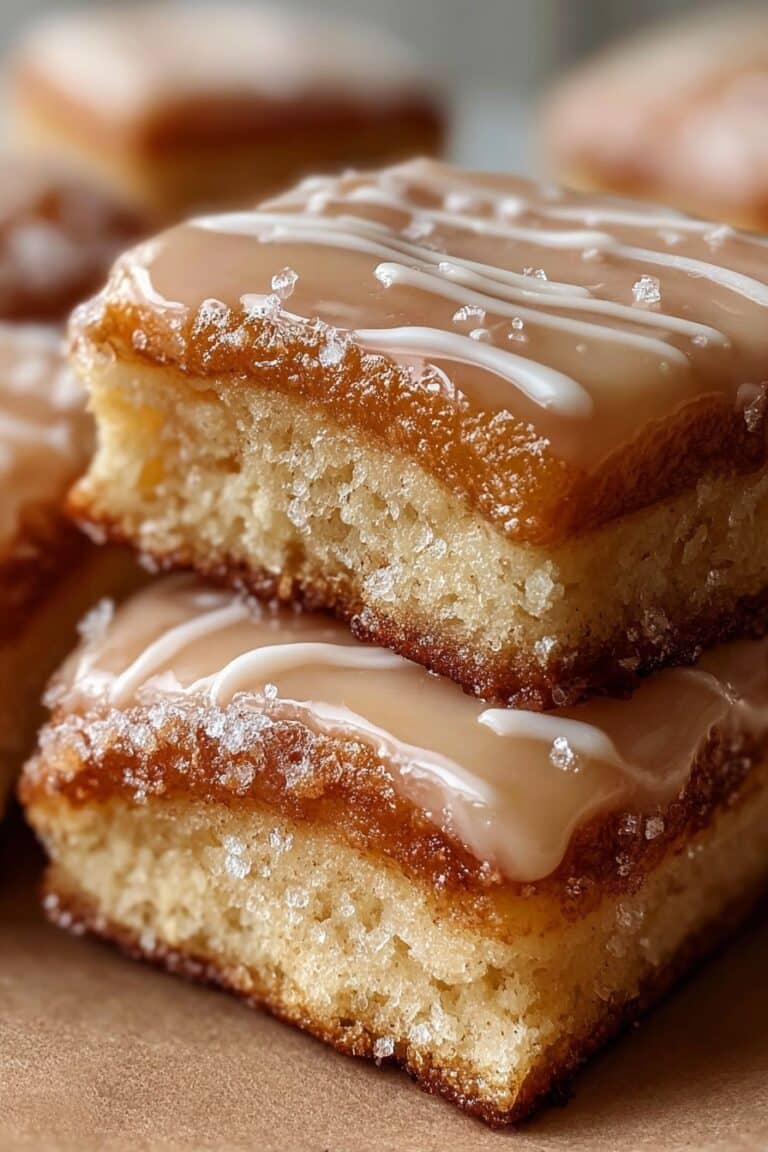 Maple Donut Bars
