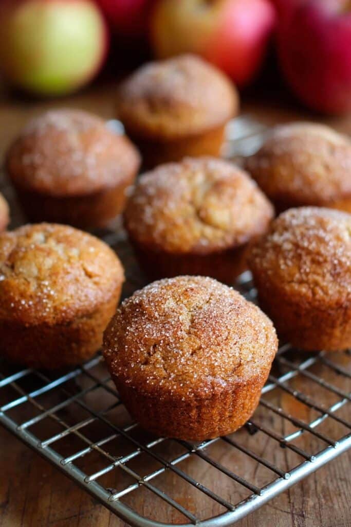 Mini Apple Muffins (Vegan + Gluten-Free)
