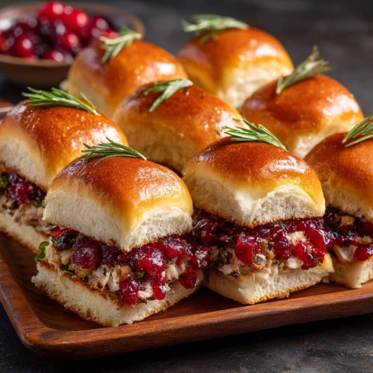 Turkey Cranberry Sliders