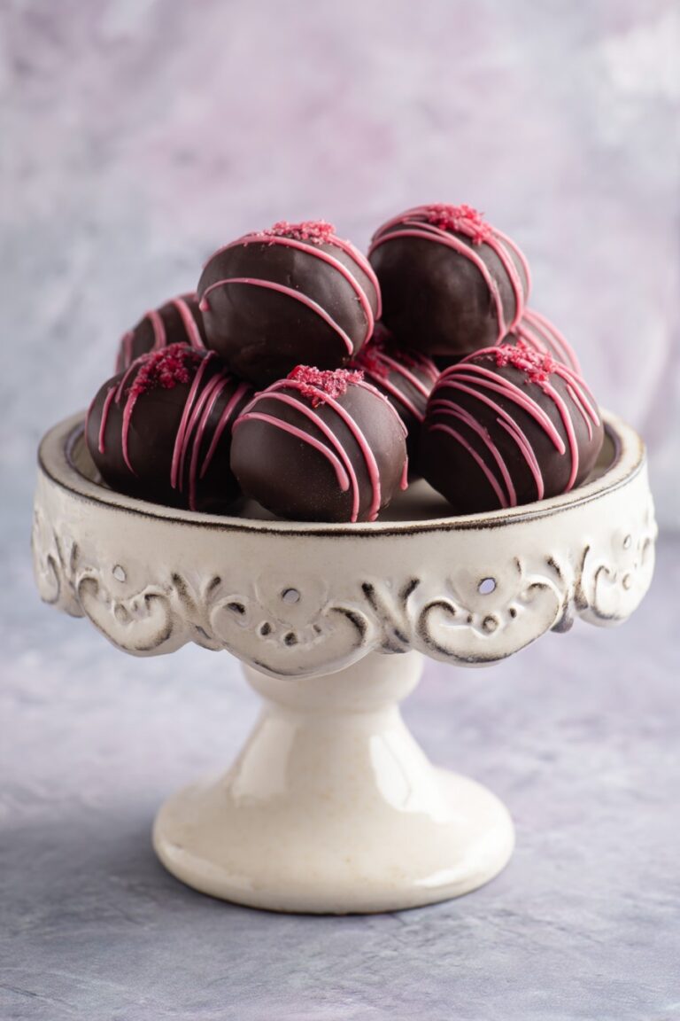 Chocolate Raspberry Truffles