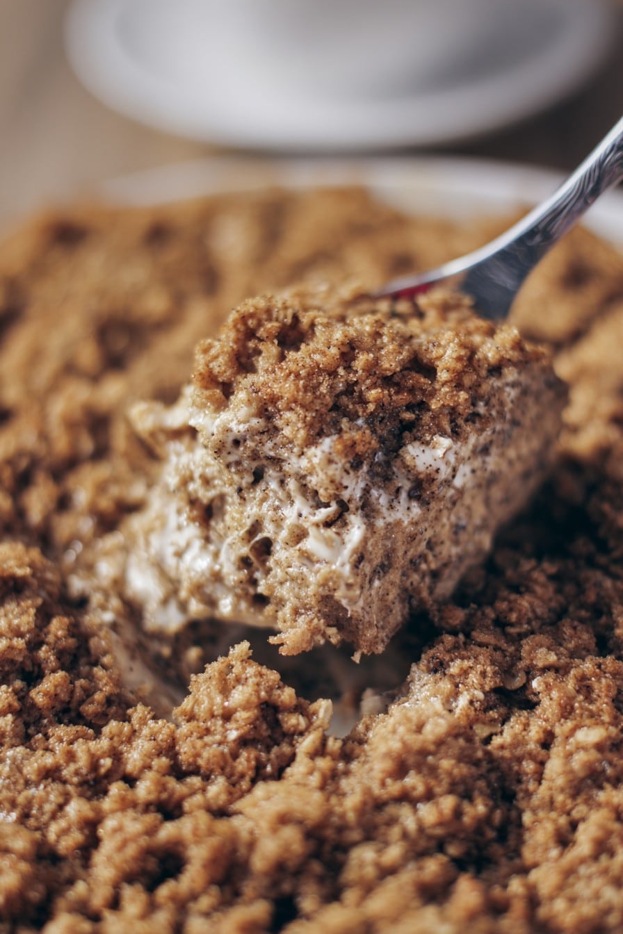 Coffee Cake Baked Oatmeal