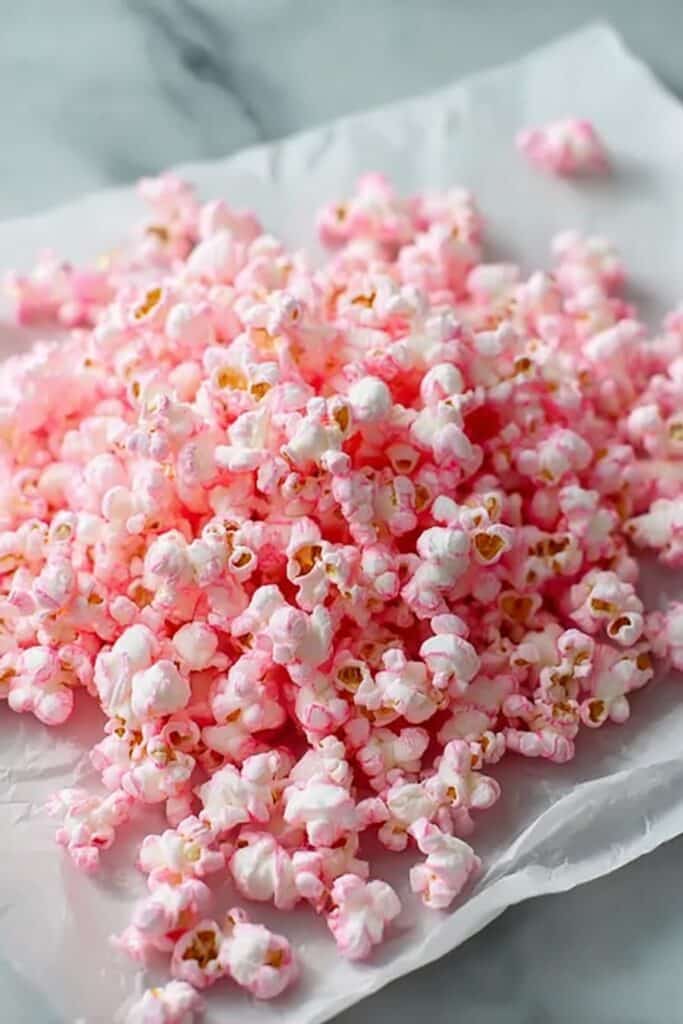 Pink Popcorn Recipe for Valentine’s Day