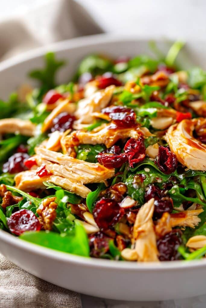 Quick and Delicious Asian Chicken Cranberry Salad