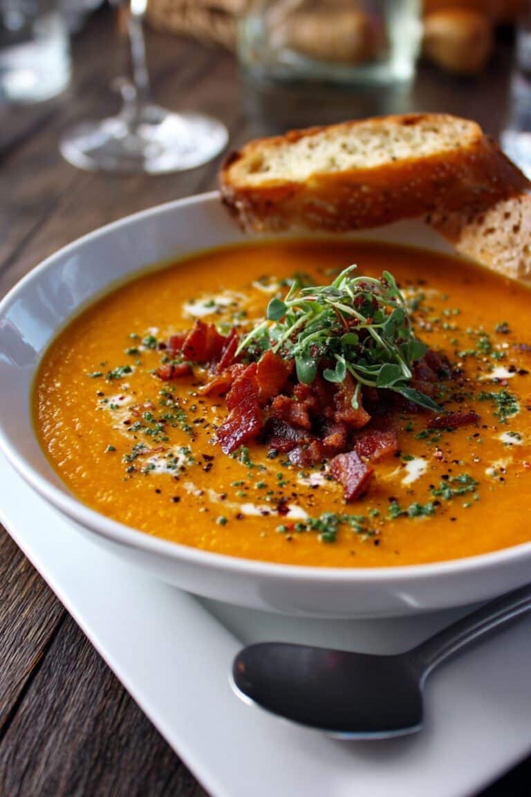 Savory Italian Sweet Potato Soup