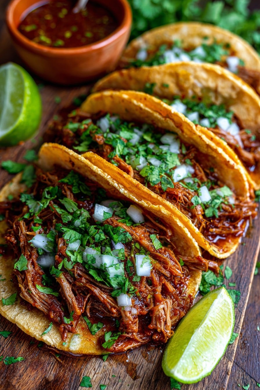Slow Cooker Birria Tacos